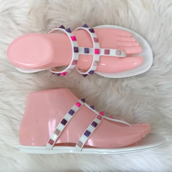 Valentino Garavani White Jelly Sandals Size 37